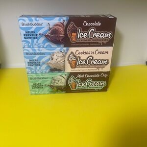 Brush Buddies Ice Cream Flavored Toothpaste Set